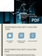 Investment and Security Analysis Tools Lesson