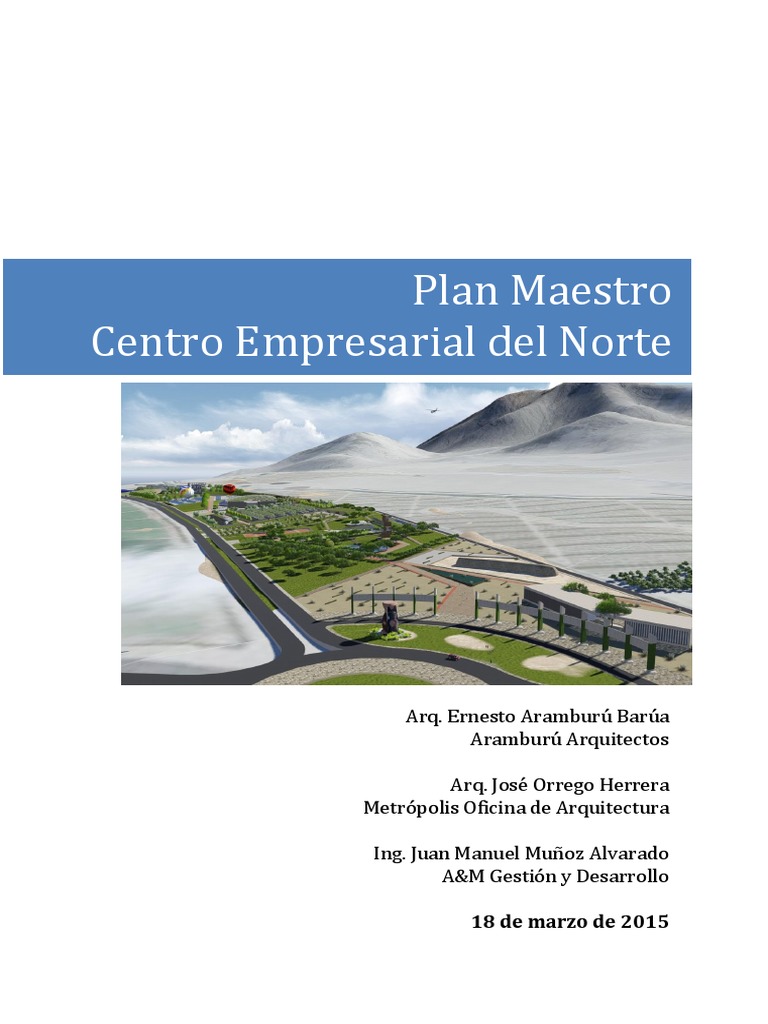 Centro Empresarial del Norte: Plan Maestro | PDF