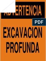 Señaleica Excavacion Prof