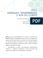 Admissão transferencia e alta do paciente