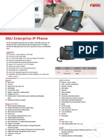 X6U High-End IP Phone-X6U Datasheet-1