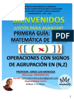 1añoPREmatemática Prof Jorge Luis Mendoza