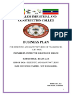 Business Plan Haile Tegenu