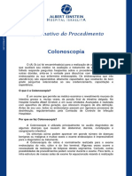 Informativo Colonoscopia Portugues
