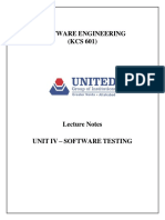 Software Engineering Unit-4