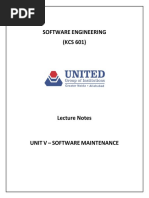 Software Engineering Unit-5