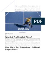 How Much Do Professional Pickleball Players Make