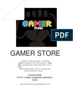 Catalogo de Sillas en Oferta Gamer Store 1