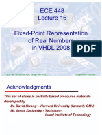 ECE448 Lecture16 Fixed Point VHDL 2008