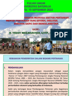 Kuliah Umum (09!09!2022) - Materi Dinas Pertanian