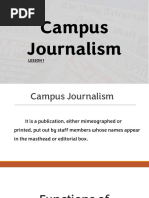 Lesson .-Lesson 1: Functions of The Campus Newspaper-01