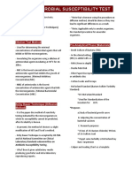 Antimicrobial Susceptibility Test: Dilution Test Method Pre-Analytical Phase (Materials)