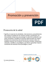 Clase 2. Promoción, Prevención