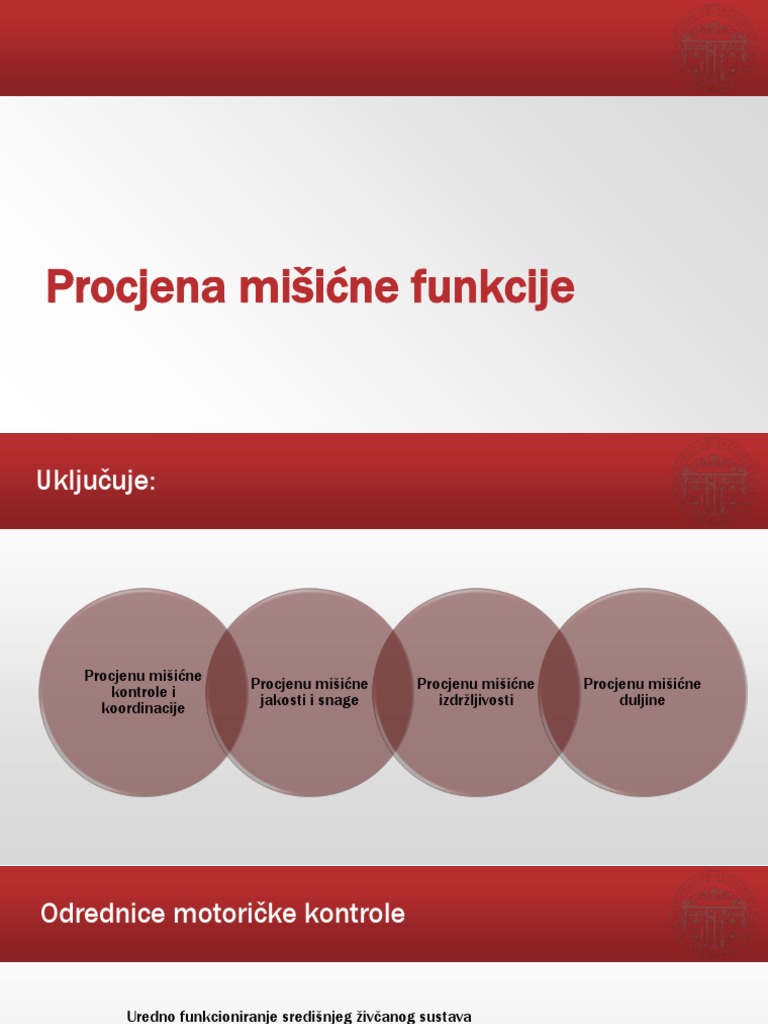 Procjena Mišićne Funkcije2 | PDF
