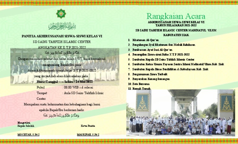 Undangan Akhirusannah 2 | PDF