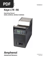 Kaye LTR 90 Operating Manual