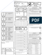 DND 5e - Ficha - Mago - Editavel