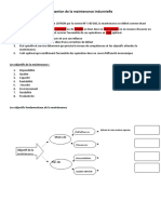 La Gestion de La Maintenance Industrielle