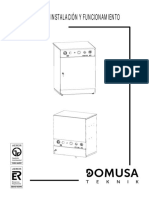 X. - Manual Caldera Electrica Calefaccion y ACS Domusa.