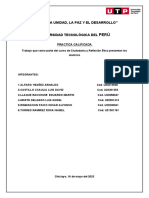 "Año de La Unidad, La Paz Y El Desarrollo" Universidad Tecnológica Del