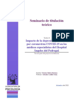 Depresión en Médicos Especialistas