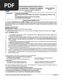 Inglés EVAU 22/23