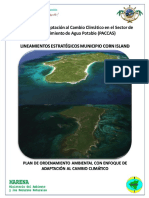 Lineamientos Estratégicos para El Ordenamiento Ambiental Del Territorio, Municipio Corn Island 2017.