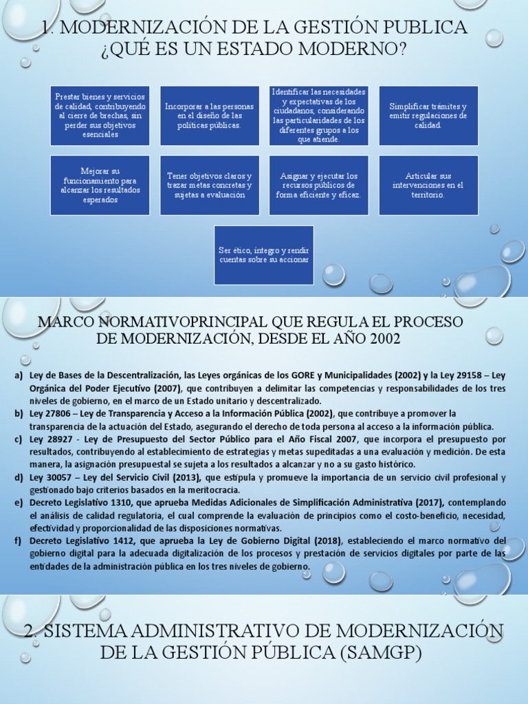 2 Modernizacion de La Gestion Publica | PDF | Administración Pública ...