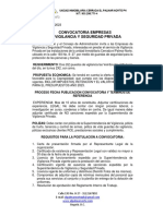 Convocatoria Empresas de Vigilancia Palmar