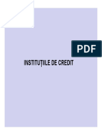Institutii de Credit