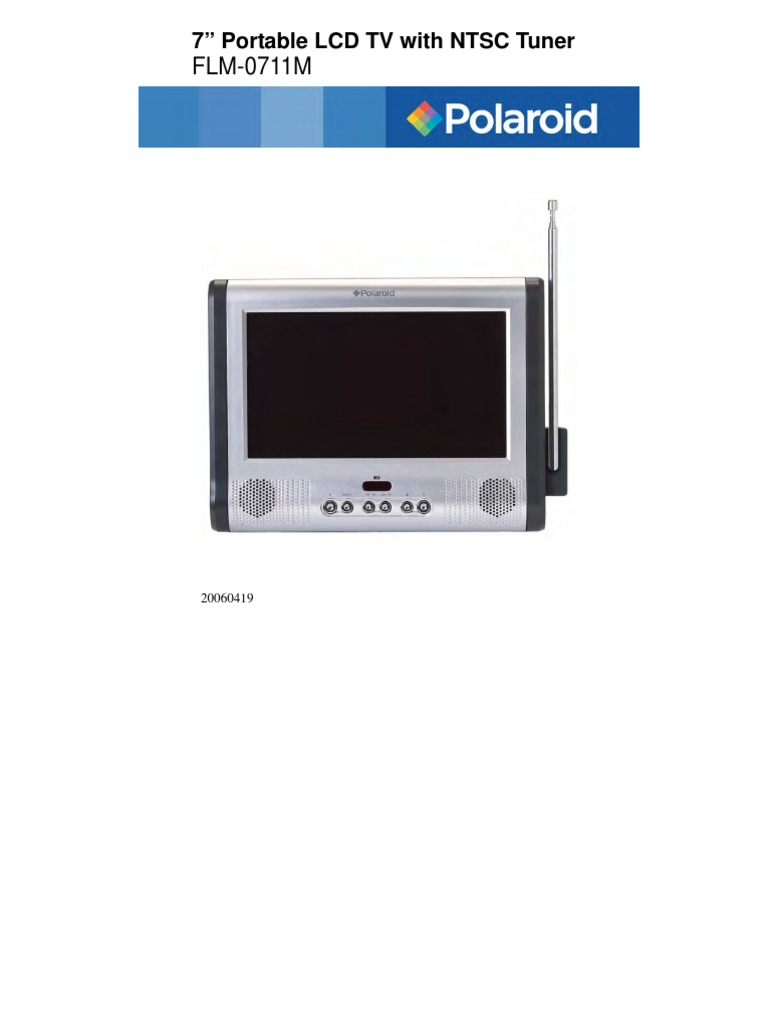 polaroid tv external speakers