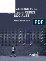 La Privacidad en Las Redes Sociales 2022