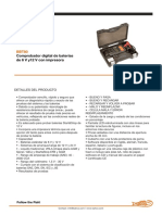 Comprobador Digital de Bater As de 6 V Y12 V Con Impresora