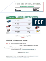 Atividades Propostas ESPANHOL 03.04.2020 4º Ano