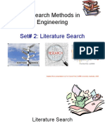 Set#2 Research Methods-Literature Search