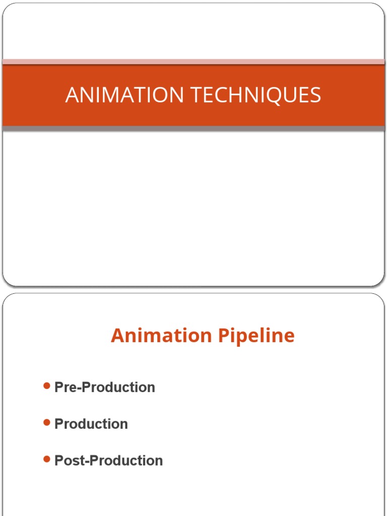 Animation Techniques and Pipeline Guide | PDF