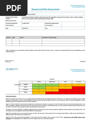 Risk assessment Balama