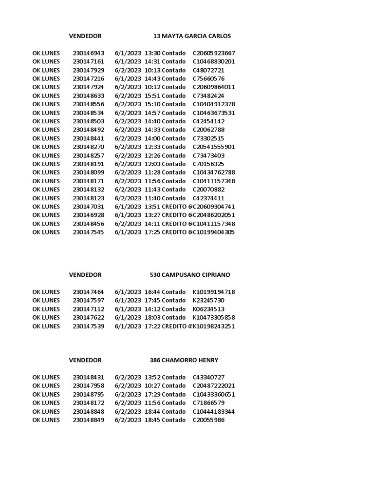 Facturacion despacho 03 06 2023 huancayo pdf