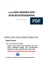 UU DAN HUKUM DALAM KEPERAWATAN