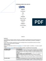 Tarea 2 de Psicopatología I