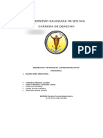 Universidad Salesiana de Bolivia Carrera de Derecho
