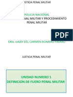 Unidad 1 Penal Militar Conceptos Generalidades