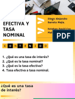 Tasa Efectiva y Tasa Nominal