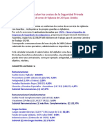 Cómo Se Calculan Los Costos de La Seguridad Privada