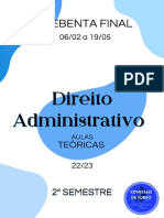 Direito Administrativo Sebenta Teórica FDUP 2.º Semestre