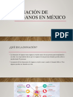 Donación de Órganos en México