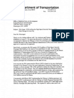 FRA Letter-Passenger Rail Proposal 091211