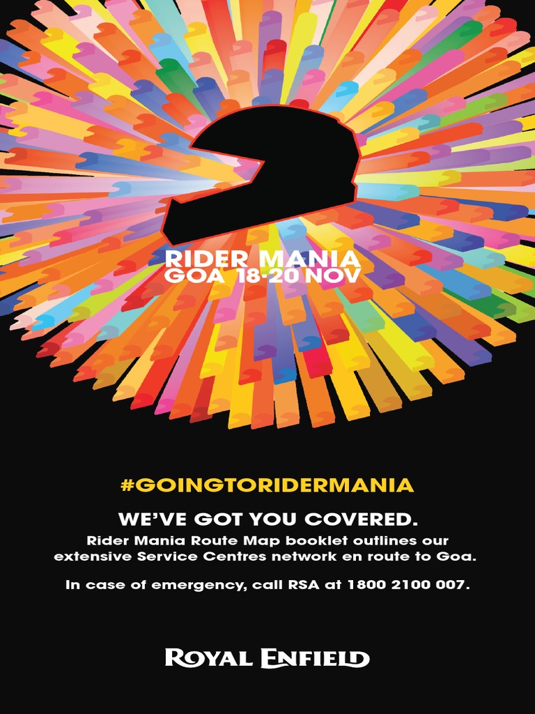 Rider Mania Route Map | PDF | Motorcycling | Outdoor Recreation