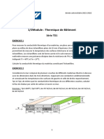 TD1 Thermique de Batiment