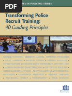 Transforming Police Recruit Training